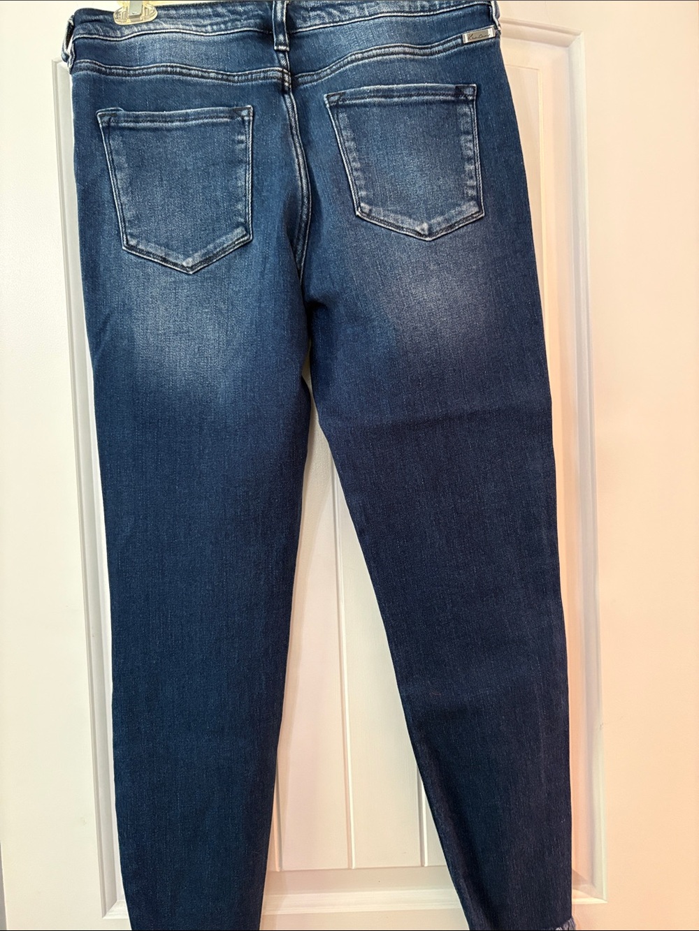 KanCan Women's Skinny Jeans in Dark Blue Wash - Picture 2 of 3